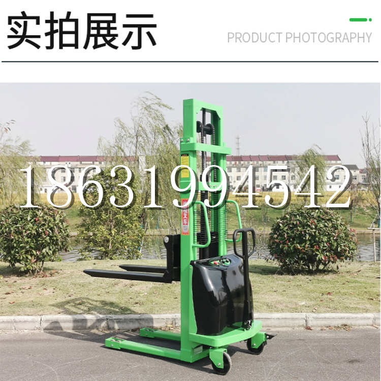 巫山县电动叉车堆高车液压铲车电瓶1吨2吨站驾步行式小型全自动叉车